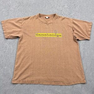 VTG‎ Phish Gamehendge Ranger Shirt Men's Large Brown Thrashed 90s Crew Tee USA